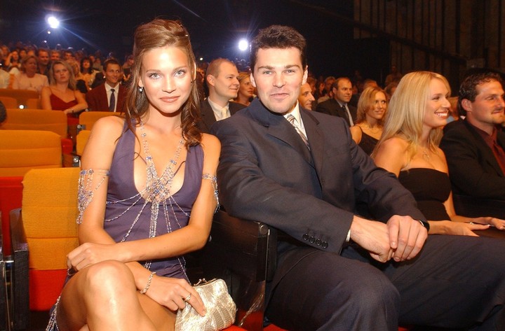 Andrea Verešová a Jaromír Jágr